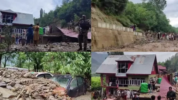 A police official said some buildings, including residential houses, have suffered damage due to the flash floods triggered by the cloudburst.