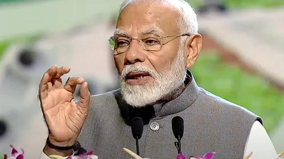 Prime Minister Narendra Modi speaks at the inauguration of the 32nd International Conference of Agricultural Economists, in New Delhi. food security