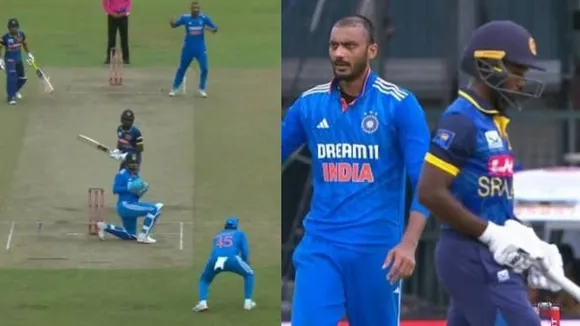 Janith Liyanage walks off