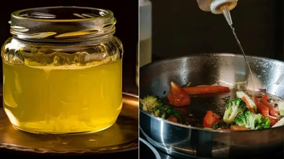 ghee vs oil calories