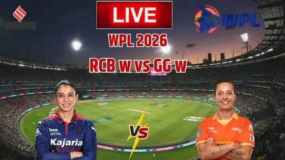 WPL 2026 RCB vs GG LIVE Score