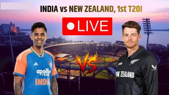 India vs New Zealand 1st T20 Match Live Score Updates