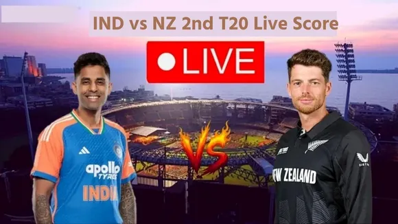 India vs New Zealand 2nd T20 Match Live Score Updates