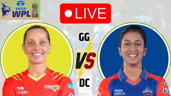 WPL 2026 GG vs DC LIVE Score