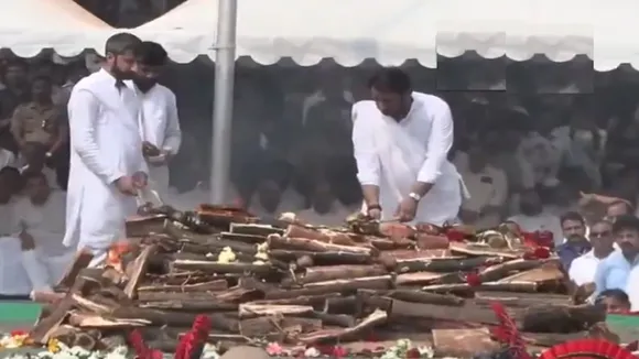 ajit pawar last funeral