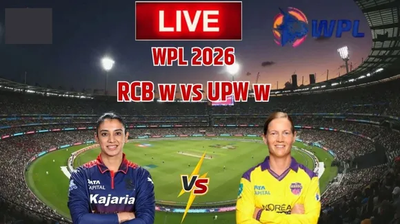 UPW vs RCB live cricket score