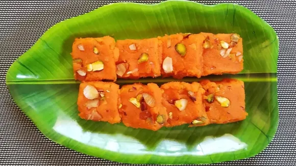 papaya barfi recipe (10)