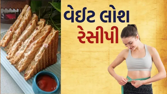 Hung Curd Sandwich recipe for weight loss