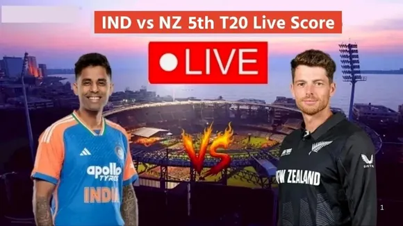 Ind vs NZ 5th T20I Live