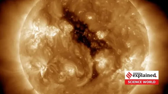 Coronal Hole on Sun NASA Image