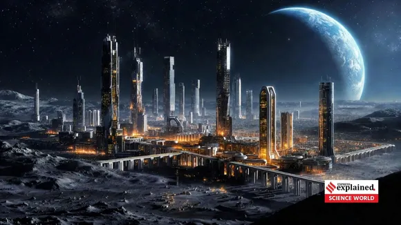 Elon musk self growing city on the moon