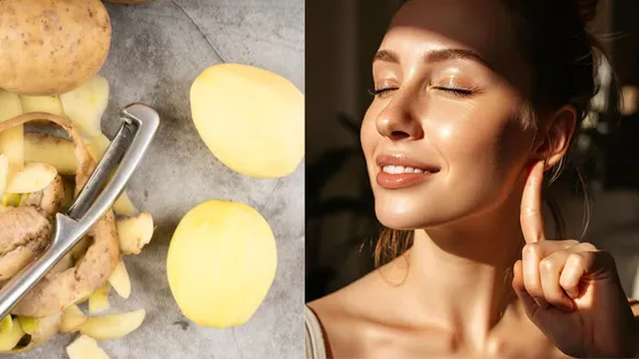 Potato for a glowing face