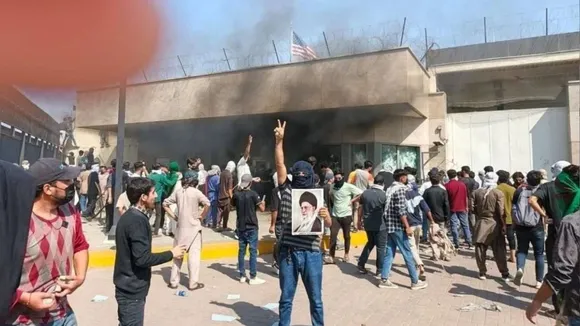 Karachi protest US consulate attack