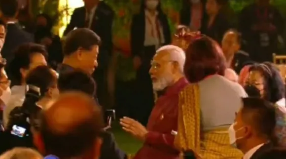 જી-20 સમિટ 2022 : પીએમ મોદી અને ચીની રાષ્ટ્રપતિ શી જિનપિંગ વચ્ચે ડિનર ઇવેન્ટમાં થઇ મુલાકાત