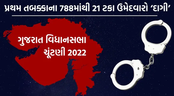 ગુજરાતના પ્રથમ તબક્કાના મતદાનના 21 ટકા ઉમેદવારો ‘દાગી’,  તમામ 788 ઉમેદવારોનું રસપ્રદ વિશ્લેષ્ણ વાંચો