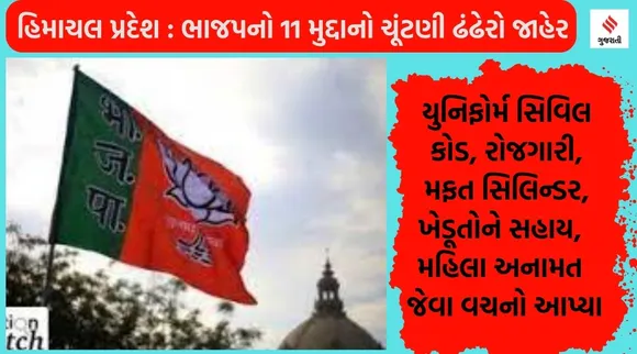 હિમાચલ પ્રદેશમાં ભાજપનો ચૂંટણી ઢંઢેરો- મતદારોને રોજગારી, મફત સિલિન્ડર સહિત 11 વચનો આપ્યા