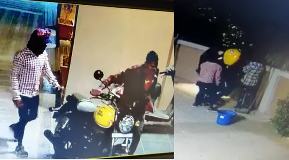 અમદાવાદઃ ચોરોની મોડસ ઓપરેન્ડી બદલાઈ, દિવાલ કૂદાવીને બાઈકની ચોરી, જુઓ વીડિયો