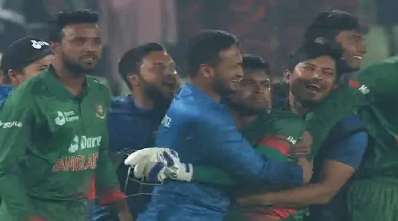 ભારત વિ. બાંગ્લાદેશ પ્રથમ વન-ડે: મહેંદી હસનની લડાયક બેટિંગ, બાંગ્લાદેશનો ટીમ ઇન્ડિયા સામે 1 વિકેટે રોમાંચક વિજય