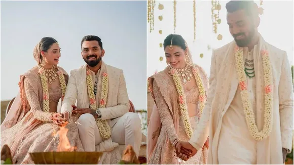 Athiya Shetty-KL Rahul Wedding: સુનીલ શેટ્ટીનો જમાઇ બન્યો ક્રિકેટર કેએલ રાહુલ, સામે આવી આથિયા શેટ્ટીના લગ્નની તસવીર