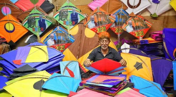 PM Modi Gujarat International Kite Festival