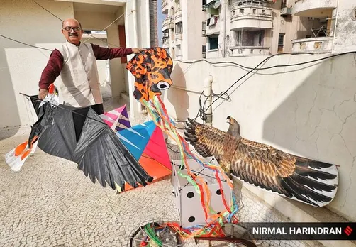 Kite making festival gujarat