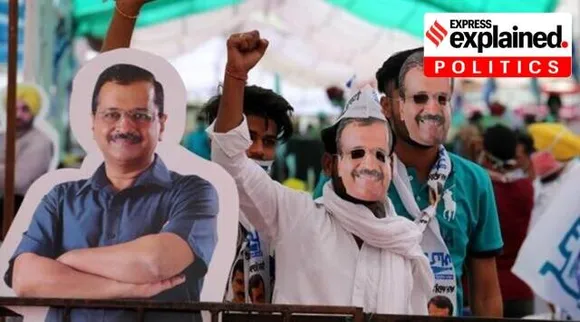 The AAP's performance in Gujarat and Punjab helped it gain the national party status. (Picture for representation: Express/Gurmeet Singh)