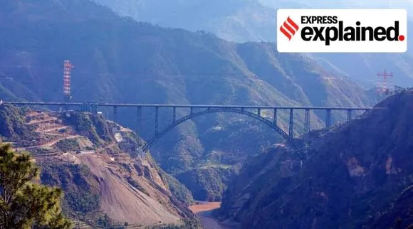 Supported by 96 cables, the main section of the bridge is 473.25 m long.(Express photo by Gajendra Yadav)