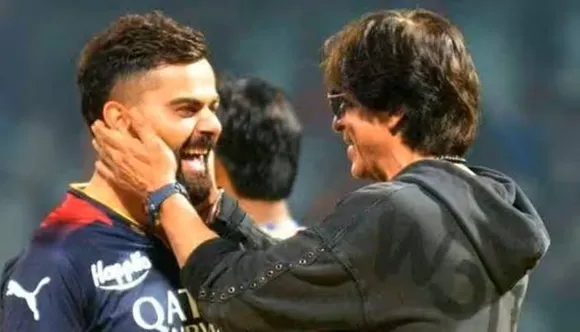 Shahrukh Khan and Virat Kohli