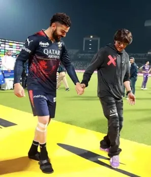 shahrukh khan dance with virat kohli