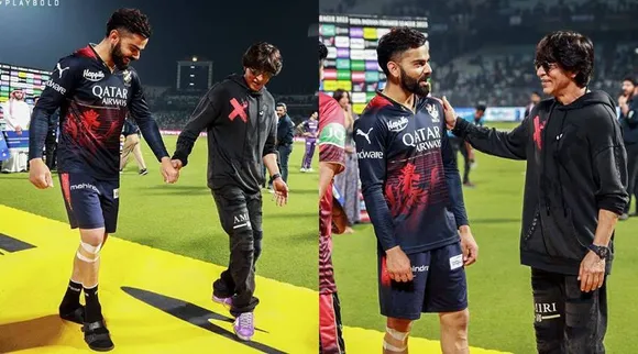 shahrukh khan teaches virat kohli Pathaan Song dance