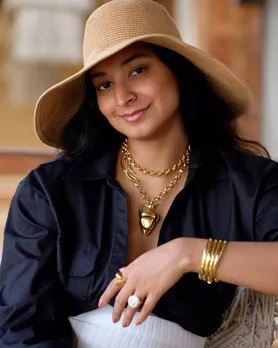 Suhani Parekh Gold Dress