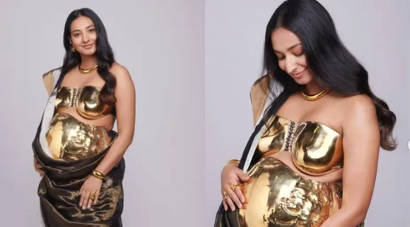 Suhani Parekh Gold Dress