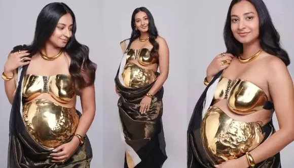 Suhani Parekh Gold Dress