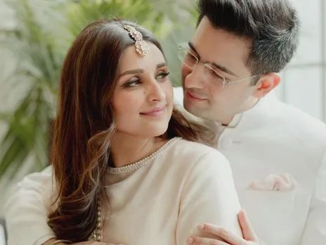 parineeti chopara and raghav chadha engagement photos