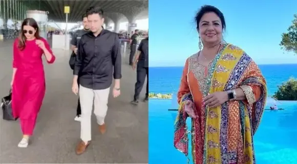 Madhu Chopra extended her best wishes to Parineeti Chopra and Raghav Chadha. (Photo: Madhu Chopra/Instagram, Varinder Chawla)