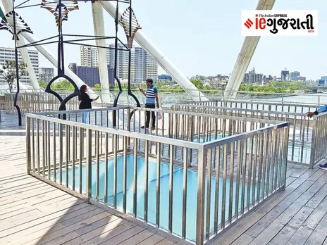 ahmedabad sabarmati river Atal bridge