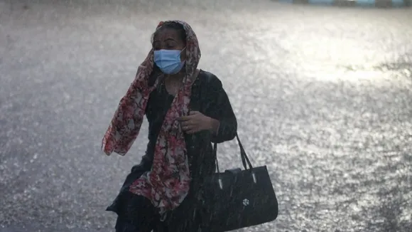 બિપરજોય વાવાઝોડું તારાજીના દ્રશ્યો (Express photo by Nirmal Harindran)