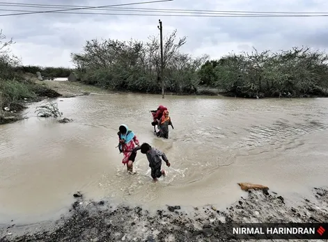 Biparjoy Cyclone Update, flood latest photo