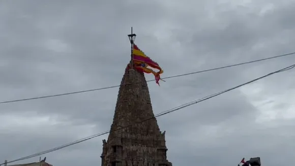 Dwarkadhish temple, Cyclone Biparjoy