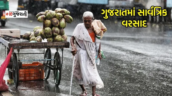 Gujarat rain| rain fall data | Gujarat weather news