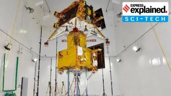 The fully-stacked Chandrayaan-3 spacecraft. (Photo: Isro)