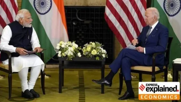 US President Joe Biden and Prime Minister Narendra Modi.