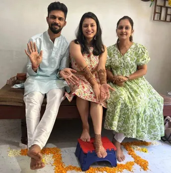 Ruturaj Gaikwad-Utkarsha Pawar Mehandi 1