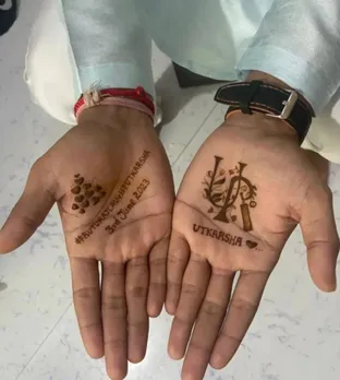 Ruturaj gaikwad-Utkarsha pawar Mehandi