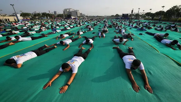 International Yoga Day 2023 | International Yoga Day 2023 Wishes | Yoga Day Photos | Ahmedabad photos