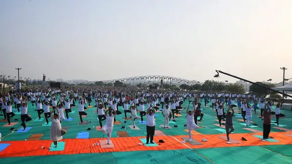 International Yoga Day 2023 | International Yoga Day 2023 Wishes | Yoga Day Photos | Ahmedabad photos