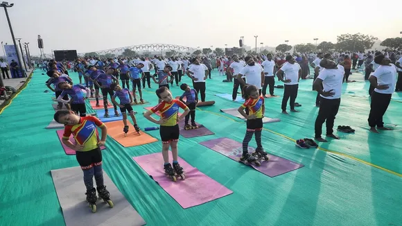 International Yoga Day 2023 | International Yoga Day 2023 Wishes | Yoga Day Photos | Ahmedabad photos