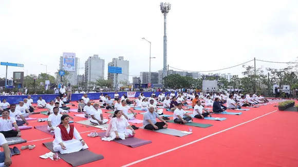 International Yoga Day 2023 | International Yoga Day 2023 Wishes | Yoga Day Photos| surat celebration photos