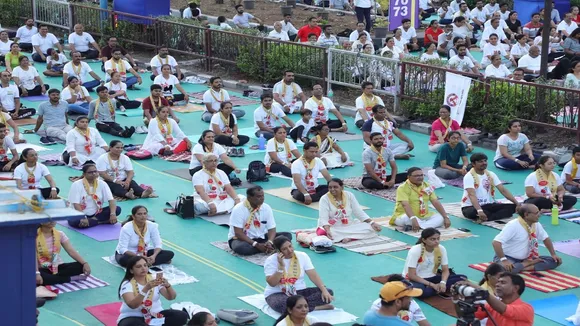 International Yoga Day 2023 | International Yoga Day 2023 Wishes | Yoga Day Photos| surat celebration photos