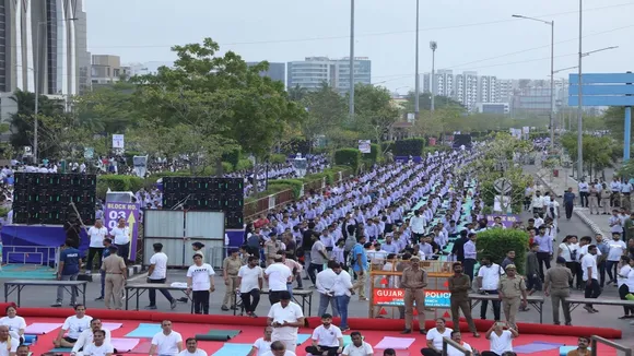International Yoga Day 2023 | International Yoga Day 2023 Wishes | Yoga Day Photos| surat celebration photos